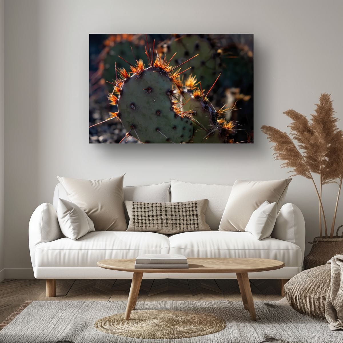 Sunset Cactus Western Desert Photograph Limited Edition of 50